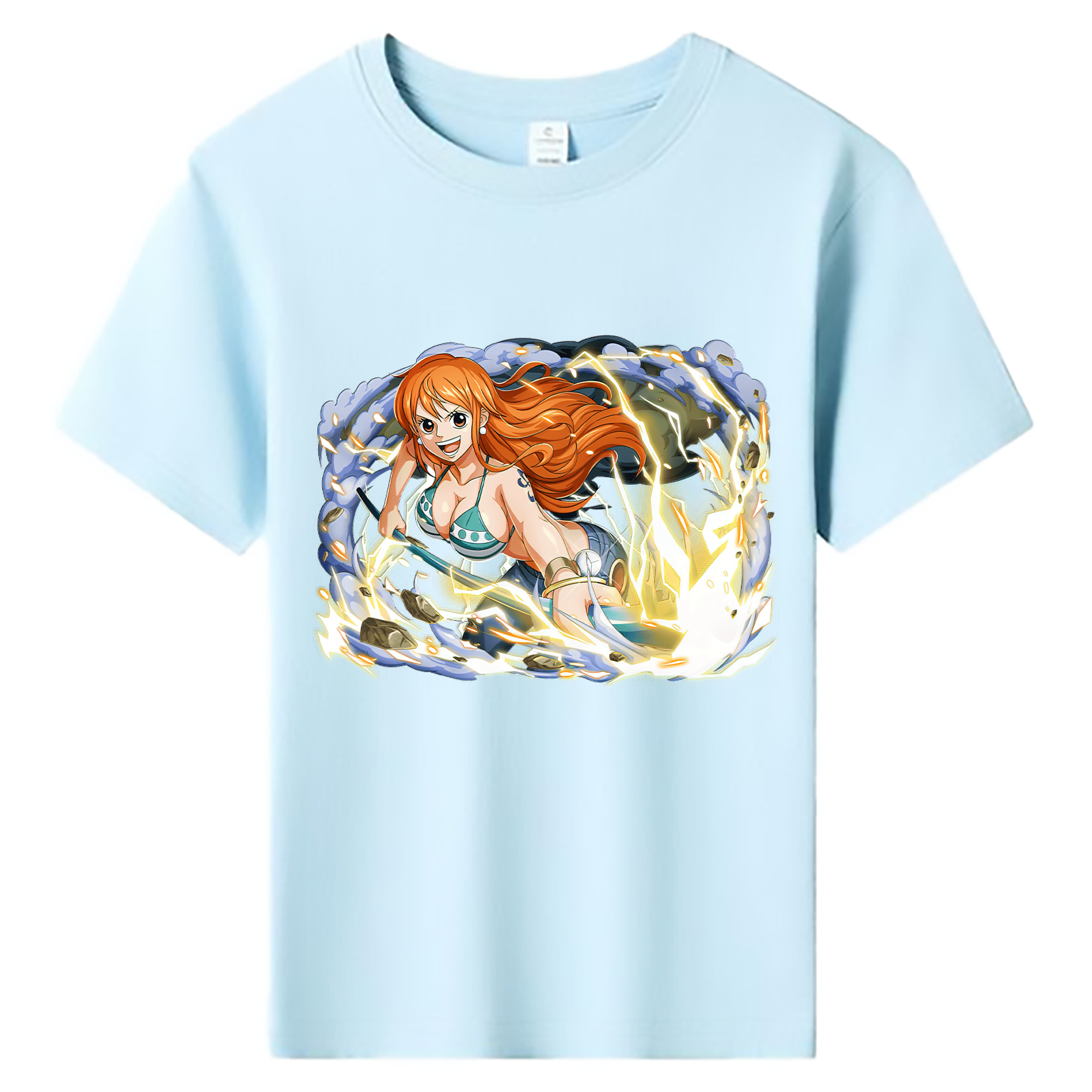 ワンピース ナミ ONE PIECE Nami 綿100％キッズTシャツ（フロントプリント）